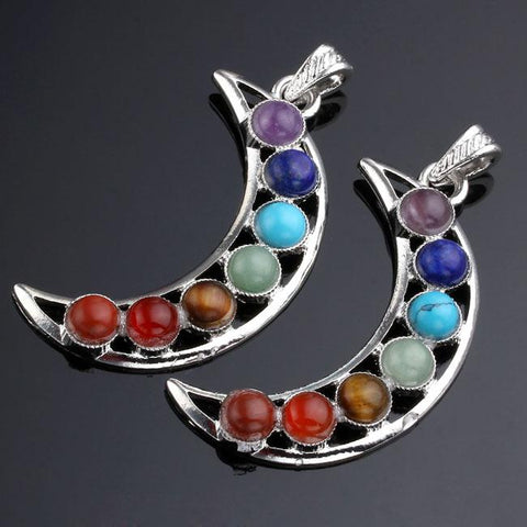 Crescent Moon Chakra Healing Stone